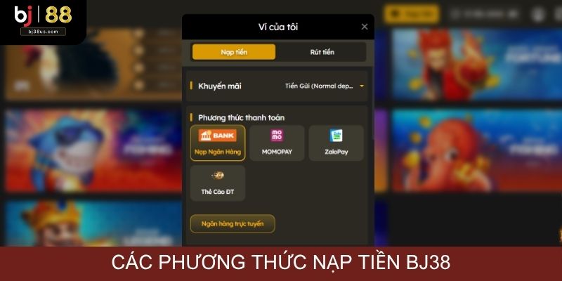 Điểm danh các phương thức gửi tiền được hỗ trợ